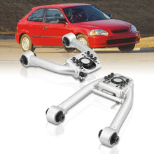 Load image into Gallery viewer, Honda Civic 1996-2000 Front Upper Tubular Control Arms Camber Kit Silver
