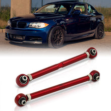 Load image into Gallery viewer, BMW 3 Series E90 E92 E93 RWD 2006-2011 / 1 Series E82 E88 RWD 2008-2013 Rear Control Toe Arms Kit Red (Will Not Fit M3 &amp; 1M Models)
