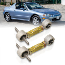 Load image into Gallery viewer, Acura Integra 1990-2001 / Honda Civic 1988-2000 / CRX 1988-1991 / Del Sol 1993-1997 Rear Control Arms Camber Kit Gold (Version 4)
