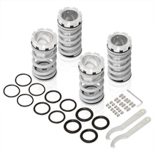 Load image into Gallery viewer, Mitsubishi Eclipse 1989-1999 / Nissan Sentra 1991-1999 / Toyota Corolla 1993-1997 Coilover Sleeves Kit Silver (Silver Sleeves)
