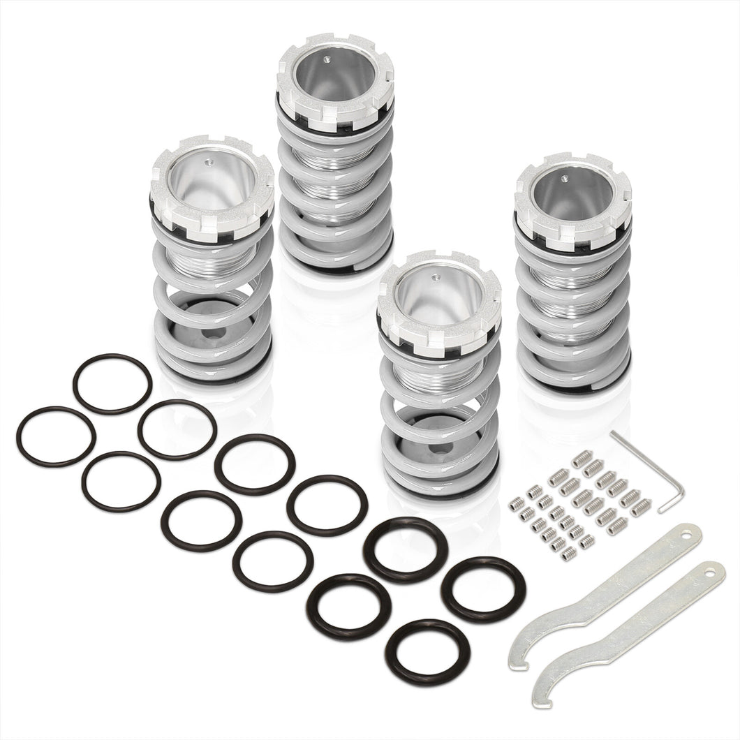 Mitsubishi Eclipse 1989-1999 / Nissan Sentra 1991-1999 / Toyota Corolla 1993-1997 Coilover Sleeves Kit Silver (Silver Sleeves)