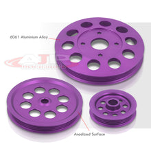 Load image into Gallery viewer, Nissan RB20 RB25 RB26 Underdrive Crank Pulley Purple
