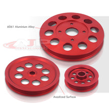 Load image into Gallery viewer, Nissan RB20 RB25 RB26 Underdrive Crank Pulley Red

