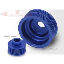 Load image into Gallery viewer, Subaru Impreza WRX 2002-2007 2.0L 2.5L Turbocharged Underdrive Crank Pulley Blue
