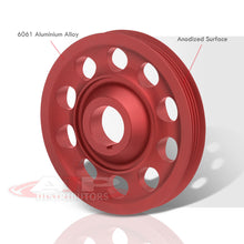 Load image into Gallery viewer, Acura Honda B-Series B16 B17 B18 Underdrive Alternator Crank Pulley Red (Excluding B20)
