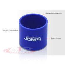 Load image into Gallery viewer, 2.5&quot; Straight Silicone Coupler Blue
