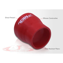 Load image into Gallery viewer, 2.5&quot; to 3&quot; Straight Reducer Silicone Coupler Red
