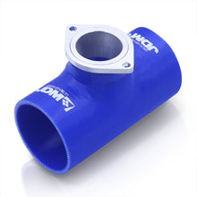 Load image into Gallery viewer, 2.5&quot; Greddy Style Blow Off Valve Adapter Silicone Coupler Blue

