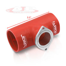 Load image into Gallery viewer, 2.5&quot; Greddy Style Blow Off Valve Adapter Silicone Coupler Red
