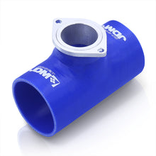 Load image into Gallery viewer, 3&quot; Greddy Style Blow Off Valve Adapter Silicone Coupler Blue
