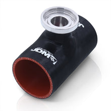Load image into Gallery viewer, 2.5&quot; HKS Style Blow Off Valve Adapter Silicone Coupler Black
