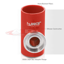 Load image into Gallery viewer, 2.5&quot; HKS Style Blow Off Valve Adapter Silicone Coupler Red
