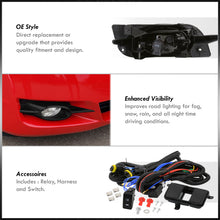 Load image into Gallery viewer, Honda Civic 2DR 2009-2011 Front Fog Lights Clear Len (Includes Switch &amp; Wiring Harness)
