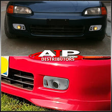 Load image into Gallery viewer, Honda Civic 2/3 Door 1992-1995 Front Fog Lights Smoked Len (Includes Switch &amp; Wiring Harness)
