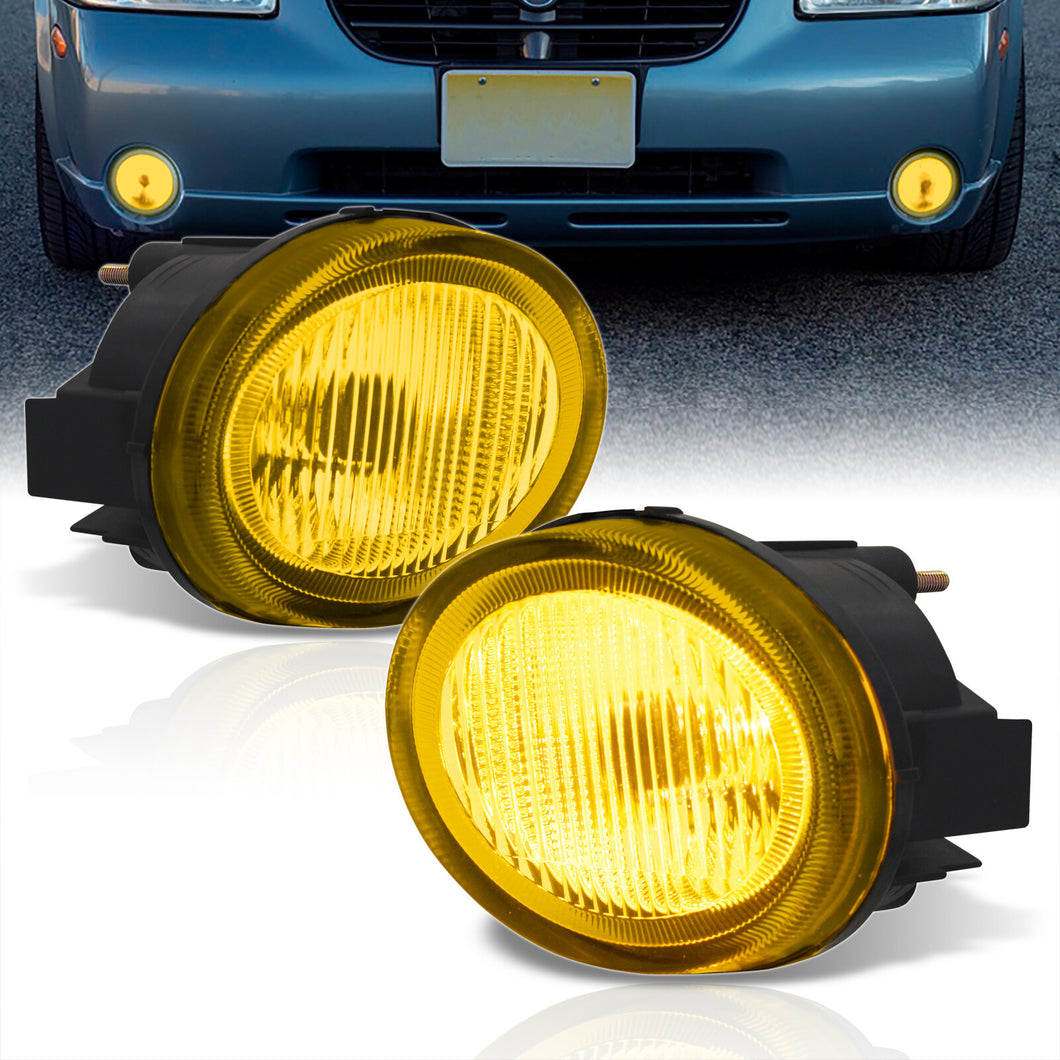 Nissan Maxima 2002-2003 Front Fog Lights Yellow Len (No Switch & Wiring Harness)