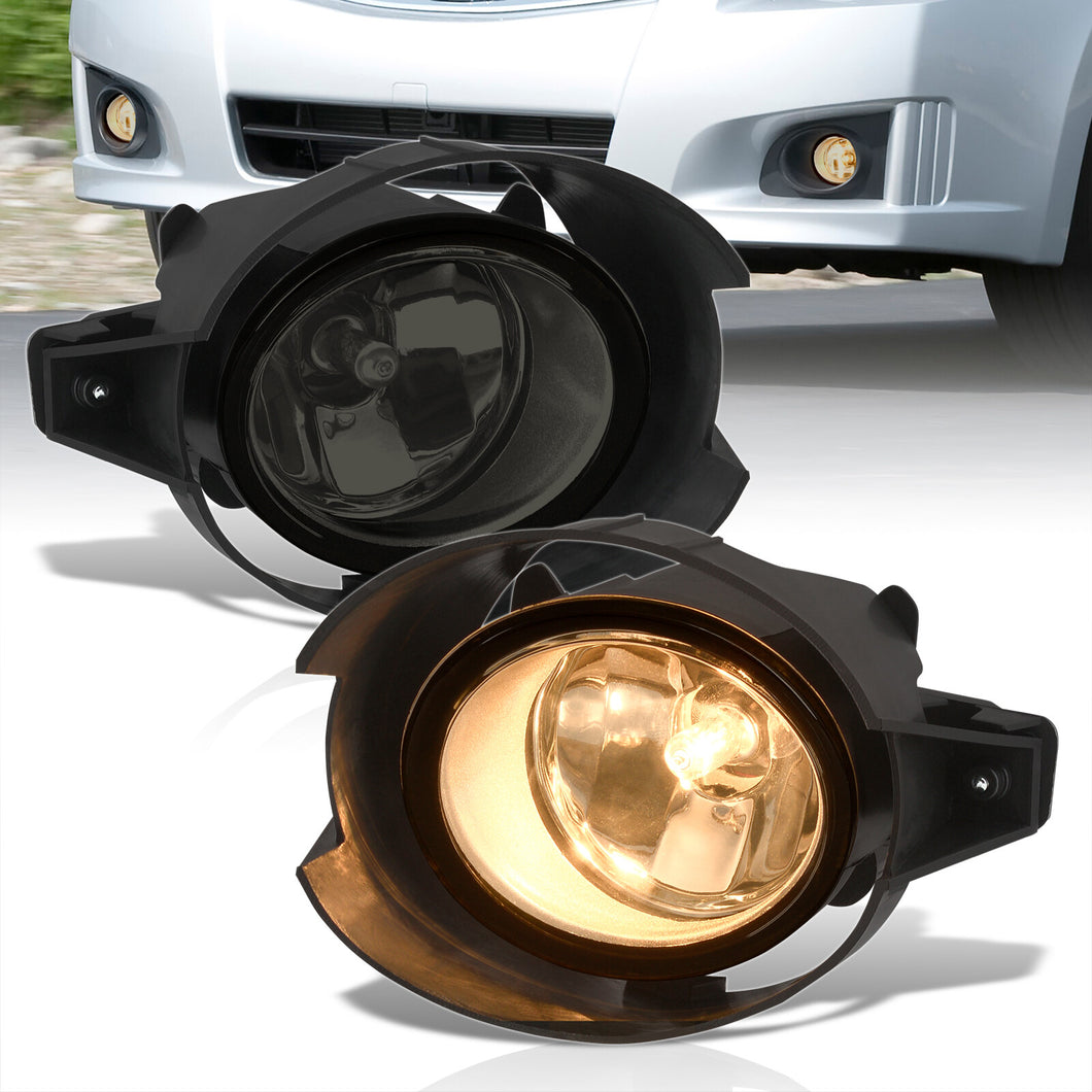 Nissan Sentra 2007-2009 Front Fog Lights Smoked Len (Includes Switch & Wiring Harness)