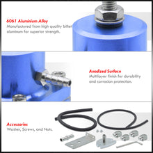 Load image into Gallery viewer, Universal Jdm Anodized Blue 0 To 140 Psi Fuel Pressure Regulator With Gauge

