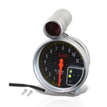 Load image into Gallery viewer, Universal 5&quot; Analog Tachometer Gauge Carbon Fiber
