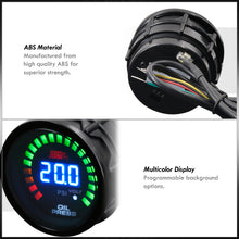 Load image into Gallery viewer, Universal JDM Sport 2" / 52mm LED Digital Oil Pressure Gauge
