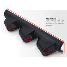 Load image into Gallery viewer, Universal 2" / 52mm Driverside Pillar Triple Gauge Pod Black
