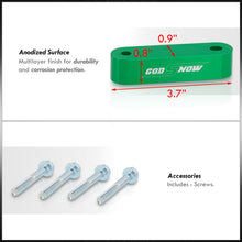 Load image into Gallery viewer, Acura Honda 22mm Aluminum Hood Riser Spacer Green
