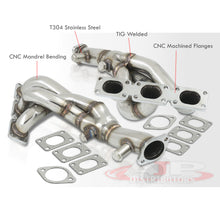 Load image into Gallery viewer, BMW 3 Series E46 323i 328i 1998-2000 / 5 Series 1996-2000 / Z3 1997-2002 2.5L 2.8L I6 Stainless Steel Exhaust Header
