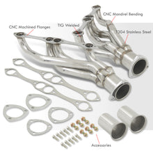 Load image into Gallery viewer, Chevrolet / Buick / GMC 265-400 V8 Small Block SBC 1995+ Stainless Steel Exhaust Header
