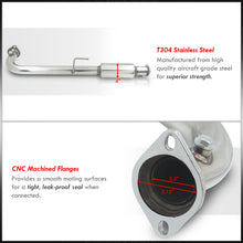 Load image into Gallery viewer, Honda Civic EX 2001-2005 Stainless Steel Resonated Test Pipe
