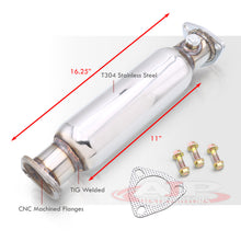 Load image into Gallery viewer, Acura Integra 1990-2001 / Honda Civic 1988-2000 / CRX 1988-1991 / Del Sol 1993-1997 Stainless Steel Resonated Test Pipe
