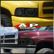 Load image into Gallery viewer, Dodge Ram 1500 2500 3500 1994-2001 1 Piece Headlights Chrome Housing Smoke Len Clear Reflector ( Except sports package models )
