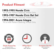 Load image into Gallery viewer, Honda Civic 1992-1995 / Acura Integra 1994-2001 Steering Wheel Hub Adapter
