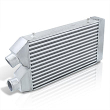 Load image into Gallery viewer, Universal Same Side Aluminum Intercooler (Tube &amp; Fin | Overall: 25.0&quot; x 11.0&quot; x 3.0&quot; | Core: 18.0&quot; x 11&quot; x 2.75&quot; | Inlet/Outlet: 2.5&quot;)
