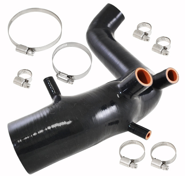 Audi TT MK1 1999-2005 / Volkswagen Golf Jetta Beetle MK4 1999-2005 Turbo Intake Silicone Hose Black