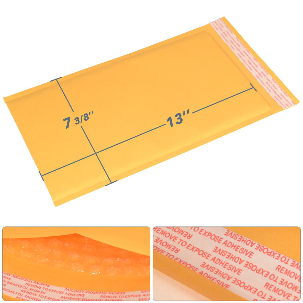 Padded Bubble Mailer # 3 Box 13inch x 9.5inch (100 pieces)