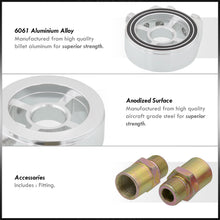 Load image into Gallery viewer, Oil Filter Pressure Sandwich Plate Chrome
