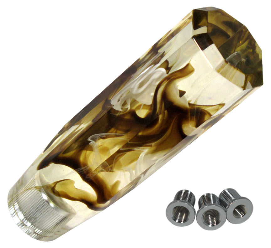 Universal M8 M10 M12 150MM Crystal Fusion Shift Knob Cream