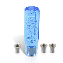 Load image into Gallery viewer, Universal M8 M10 M12 150MM Crystal Octogon Bubble Shift Knob Blue
