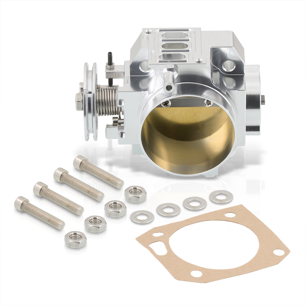 Honda K20 70mm Throttle Body Plate Silver