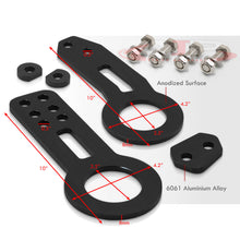 Load image into Gallery viewer, Universal 8mm Front and Rear Tow Hook Kit Black
