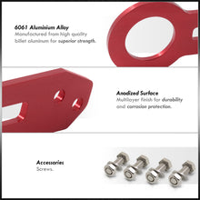 Load image into Gallery viewer, Universal 8mm Front and Rear Tow Hook Kit Red
