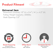 Load image into Gallery viewer, Universal 8mm Front and Rear Tow Hook Kit Red
