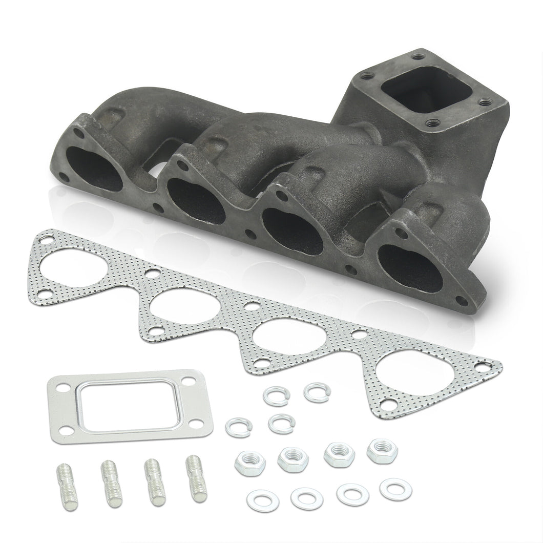 Acura Integra 1990-2001 / Honda Civic 1988-2000 / CRX 1988-1991 / Del Sol 1993-1997 B-Series B16 B18 B20 Top Mount Cast Iron Turbo Manifold