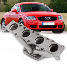 Load image into Gallery viewer, Audi A4 1996-2004 / TT 1998-2007 / Volkswagen Passat 1998-2005 / Golf GTI 1999-2005 / Jetta 1999-2005 1.8T T3 Stainless Steel Turbo Manifold
