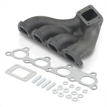 Load image into Gallery viewer, Honda Civic 1988-2000 / CRX 1988-1991 / Del Sol 1993-1997 D-Series D15 D16 Top Mount Cast Iron Turbo Manifold (will Keep AC &amp; PS)
