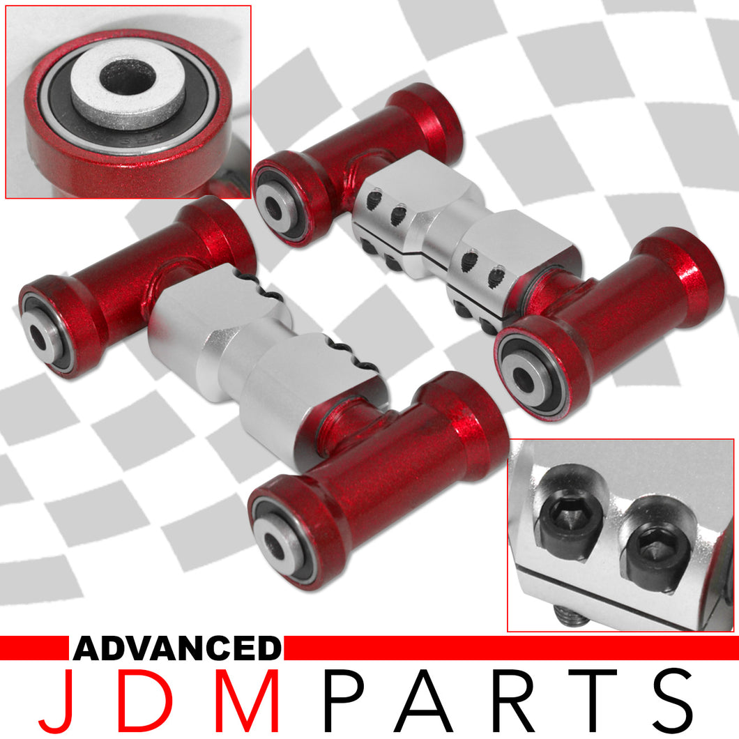 Nissan 300ZX 1990-1996 / Skyline R32 1989-1994 Front Upper Control Arms Camber Kit Red