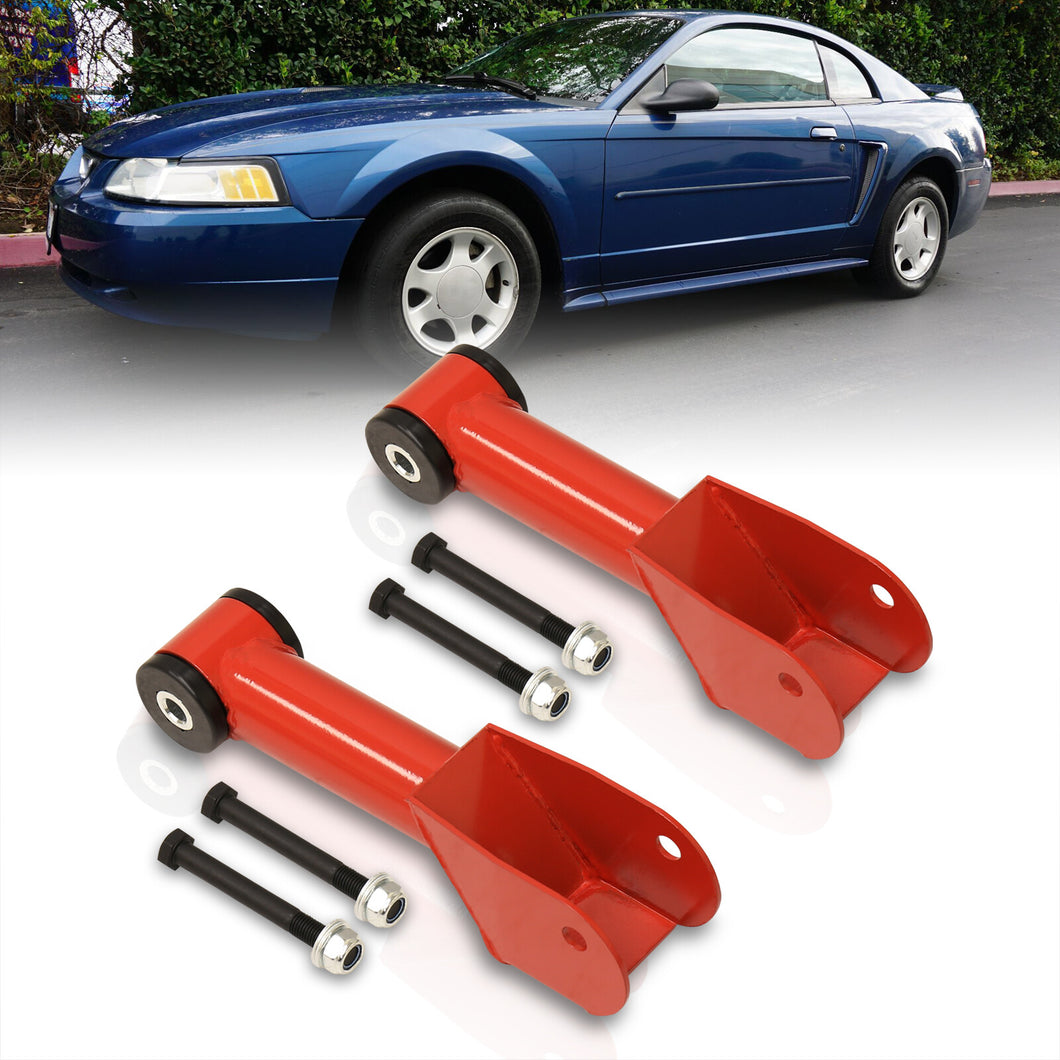 Ford Mustang 1979-2004 Rear Upper Control Arms Red (Excluding 1999-2004 Cobra)