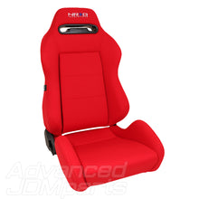 Load image into Gallery viewer, NRG Type R Cloth Sport Seat Red w/ Red Stitching (Right)
