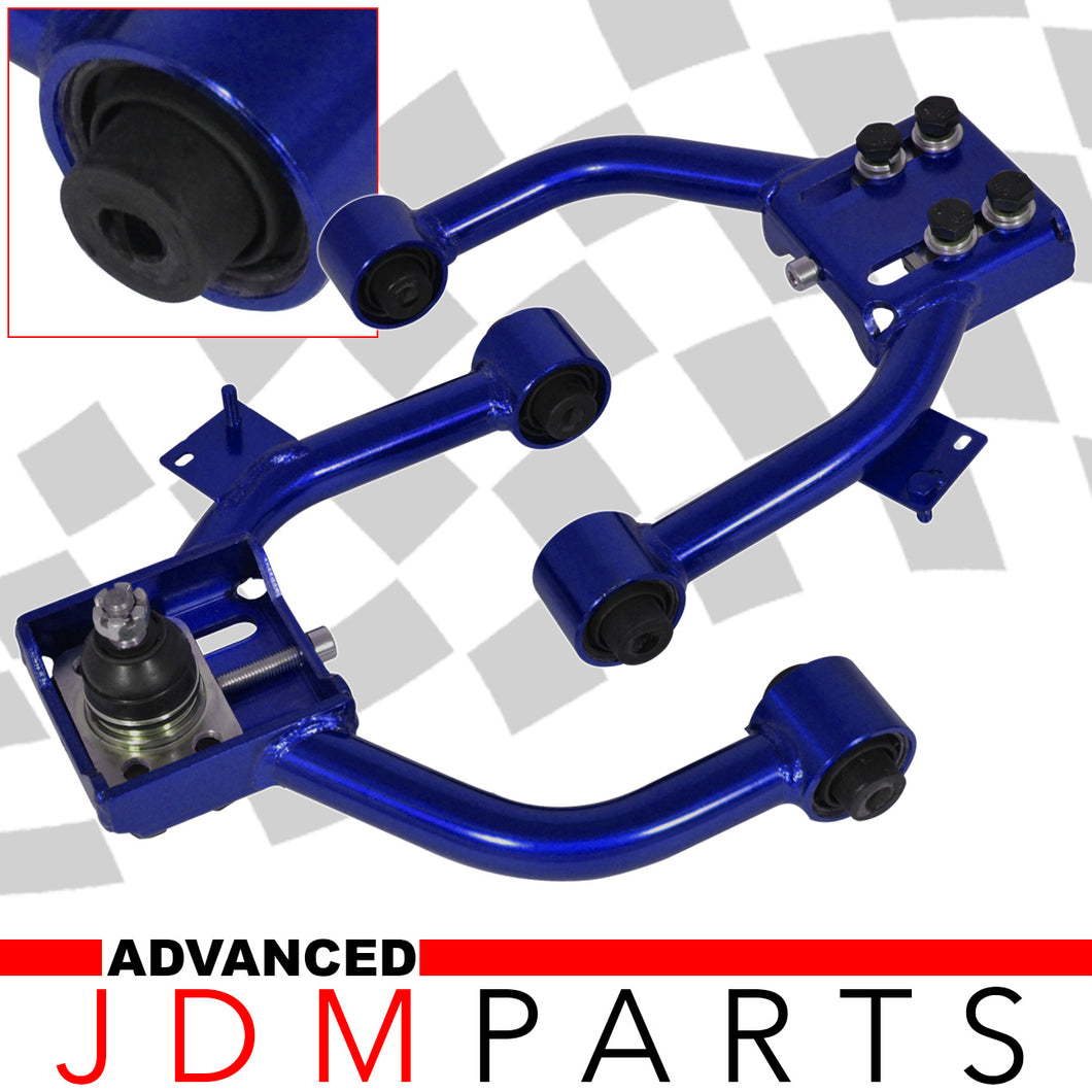 Acura TSX 2004-2008 / Honda Accord 2003-2007 Front Upper Control Arms Camber Kit Blue