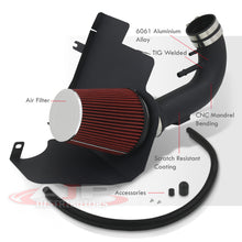 Load image into Gallery viewer, Ford Mustang 5.0L V8 2011-2014 Cold Air Intake Black + Heat Shield
