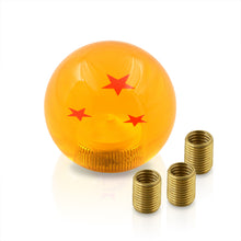 Load image into Gallery viewer, Universal M8 M10 M12 3 Star Dragon Ball Z Shift Knob Amber
